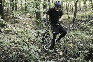 Самокат Yedoo Mezeq - до 150 кг, з пневматичними шинами 20/16 - самокат для дорослих, позашляховий самокат з підставкою і регульов