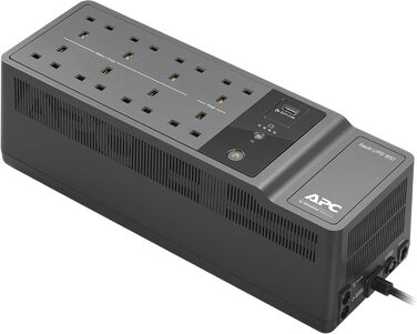 ДБЖ APC by Schneider Electric Back-UPS ES - BE650G2-UK - Джерело безперебійного живлення 650 ВА (8 виходів, захист від перенапруг, 1 USB-порт для заряджання) 650 ВА / 400 Вт