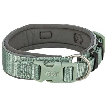 Преміум нашийник, екстра широкий, M-L, Шавлія/Графіт