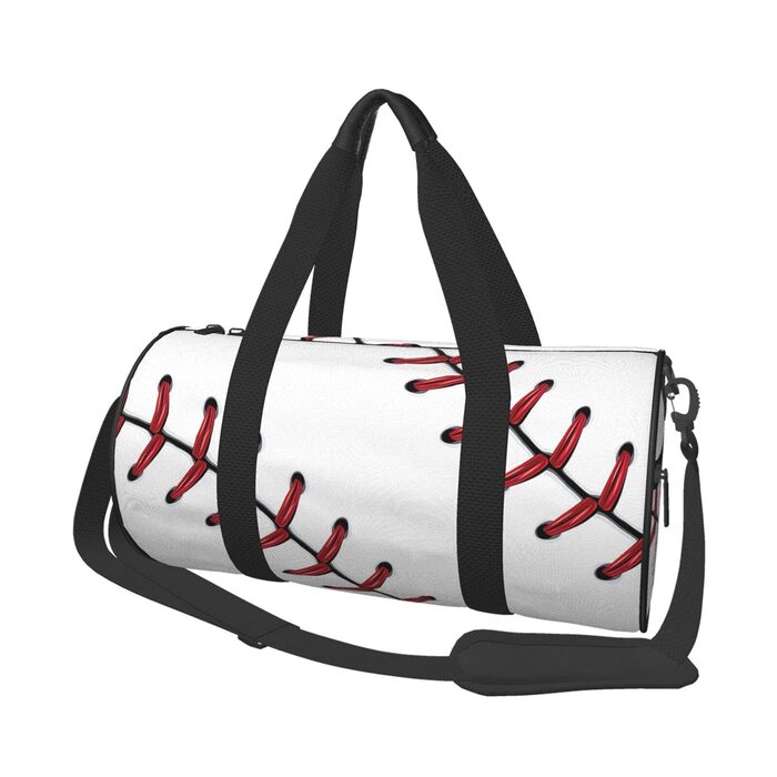 Спортивна дорожня сумка Baseball Lace, для фітнесу та подорожей, велика місткість, унісекс, ідеальна для коротких поїздок та вихідних