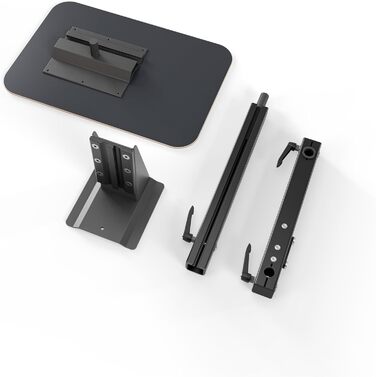 Стіл для підлогової рейки або опорної плити - складаний, розкладний та поворотний - для офісу та кемпінгу у фургоні - консольний столик (Mercedes V-Class/Vito)