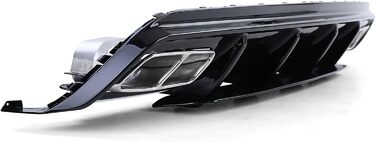 Спортивний задній дифузор з вихлопними трубами хром для Mercedes A Class W176 від 15