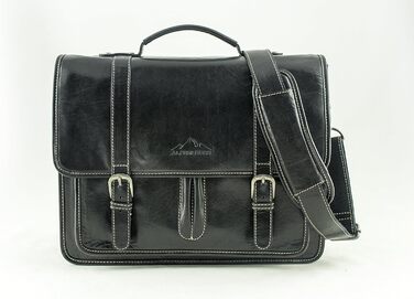 Альпійський шкіряний портфель - OHIO (ручної роботи) - стійка органічна шкіра з регіонального сільського господарства Шкіряна сумк