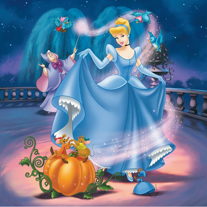 Дитячий пазл Ravensburger - 09339 Білосніжка, Попелюшка, Аріель - пазл для дітей від 5 років, пазл Disney 3х49 елементів