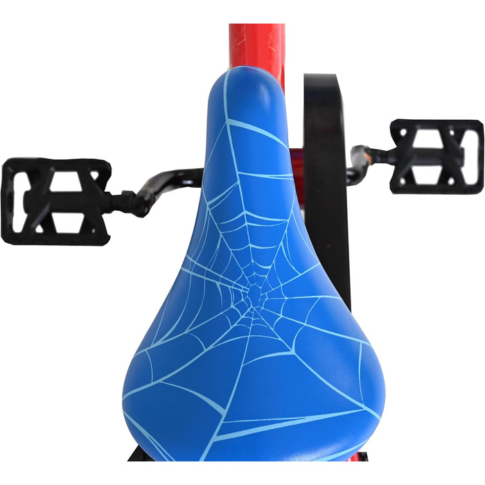 Дитячий велосипед Volare 12, 14, 16 для дівчаток та хлопчиків 36 років Офіційно ліцензований з дизайном персонажа З додатковими колесами, ножним та ручним гальмами, регульоване сидіння та легка збірка Spider-Man 12