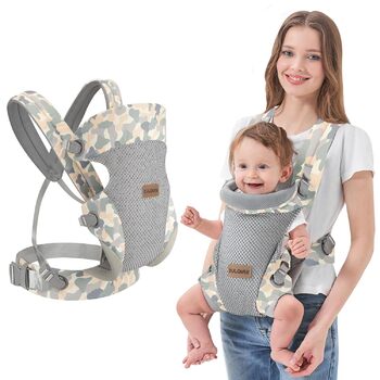 Переноска для новонароджених з поперековою підтримкою. Ергономічна сумка-переноска для новонароджених. Трансформований передній і