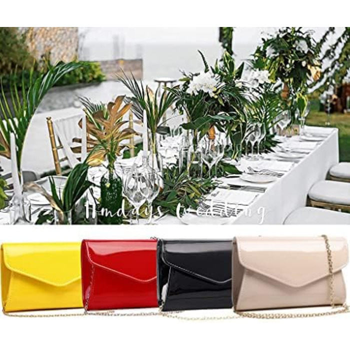 Мініатюрна вечірня сумочка-клатч з лакованої шкіри Цукерковий блиск для вечірок, свят та побачень. Колір - нюдовий