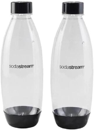Пляшка газованої води SodaStream, без бісфенолу А, можна мити в посудомийній машині, сумісний спирт, One Touch, Terra, Art, Power&Source Виробники газованої води пластик, чорний 1741221440 1 л