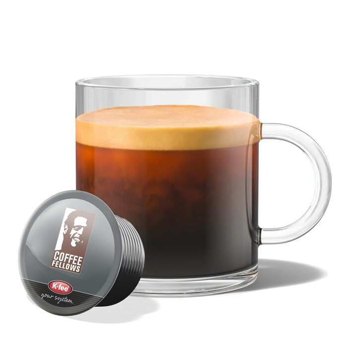 Капсули Coffee Fellows Blend Caf Crme, сумісні з K-fee та Tchibo Cafissimo*, шоколадно-горіхові смаки, 120 кавових капсул