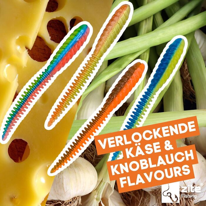 Приманка для лову форелі Zite Fishing Twerky Tailer (м&39який пластик) 3-в-1 м&39яка пластикова приманка/рибальська блешня для форелі Зроблено в Німеччині Без фталатів Альтернатива приманці та блешні для лову форелі, різні види форелі