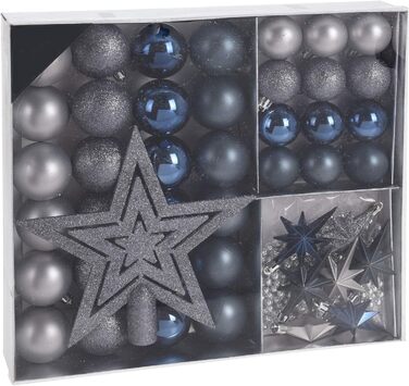 Набір ялинкових прикрас 45 предметів Spetebo