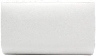 Клатч з мереживною накладкою, жіночий клатч, квітковий візерунок, мереживо, елегантна сумочка для вечірок та весіль 01 Білий