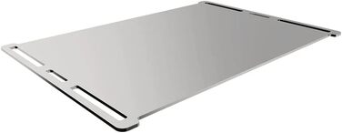 Пластина Knister Plancha з нержавіючої сталі, пластина для гриля Plancha для всіх варіантів кемпінгового гриля Knister Grill, овочева тарілка (20 x 28 см)