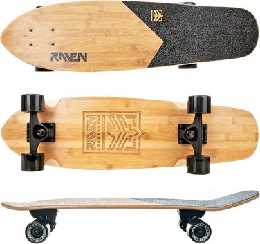 Лонгборд RAVEN Trevix 41" для дітей дорослих хлопчиків дівчаток алюмінієві траки ABEC-9 хром PU колеса 70x51 мм drop-through freeride cruiser повний компліт для початківців профі оригінал 2025