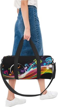 Спортивна дорожня сумка Метелик для дівчаток містка, легка та довговічна. Ідеальний подарунок для подорожей, походів, відпустки та ділових поїздок. Яскравий музичний дизайн, універсальний розмір.