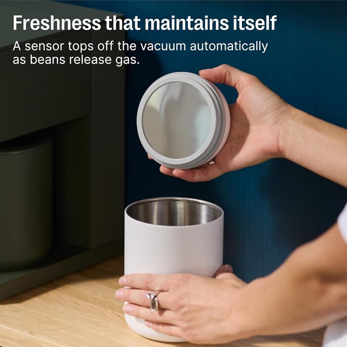 Електричний вакуумний контейнер та контейнер для зберігання Fellow Atmos Герметичні контейнери для кави та їжі Контейнер для кави (Прозоре скло, 0,7 літра) Прозоре скло 0,7 л