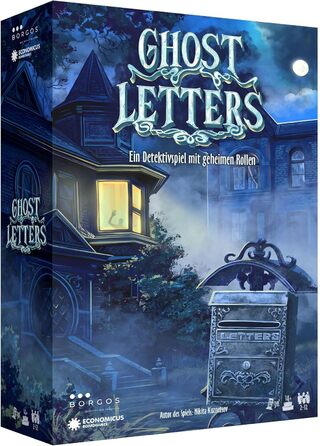 Листи привидів - гра-загадка про вбивство з таємними ролями - гра-вітальня - гра-загадка для дорослих 14 - гра-вечірка - гра на дедукцію німецьке видання.