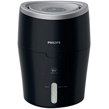 Зволожувач повітря Philips HU4813/10 (до 44 м, гігієнічна технологія NanoCloud, тихий нічний режим, автоматичний режим) чорний