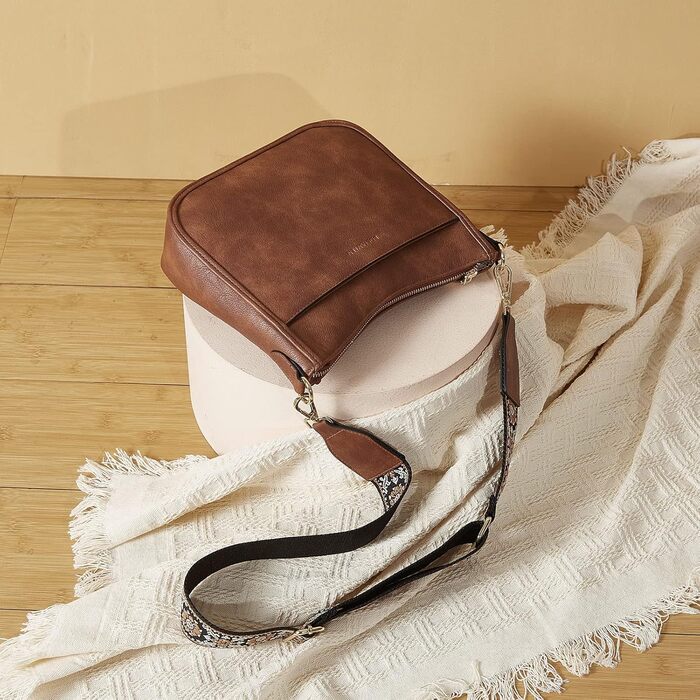 Жіноча сумка BOSTANTEN маленька сумка через плече з PU шкіри сумка через плече для жіночих сумок крос-боді з регульованим кольоров