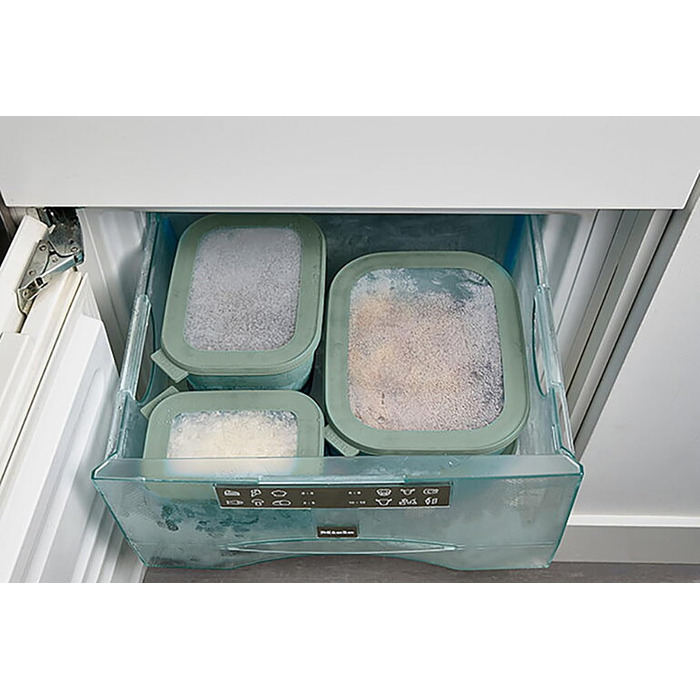 Кругла прямокутна миска Mepal Multi Bowl - Посуд для мікрохвильової печі - Підходить як герметична коробка для зберігання в холодильнику, посуді для мікрохвильової печі та як контейнер для зберігання продуктів - 3000 мл - Північна шавлія