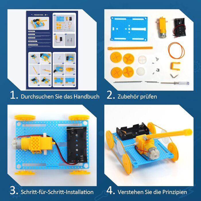 Електронний конструктор ADUSRIZ 5-in-1 STEM Kit, для дітей 8-14 років