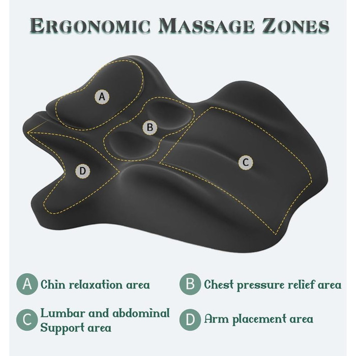 Подушка для пари Клиноподібна інтимна подушка з піни з ефектом пам&39яті для більшого комфорту та інтимності Ергономічна секс-подушка для пар, підтримка спини та ніг, чорна, 27