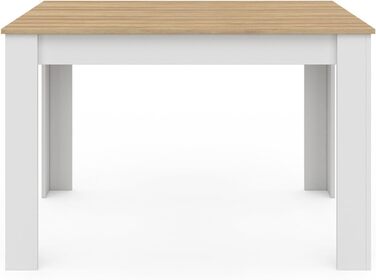 Прямокутний обідній стіл ROZY на 4 особи, стільниця з білого бука, 110 см