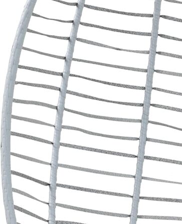 Підвісне крісло SVITA Belly з каркасом, складне, підвісне сидіння, підвісний кошик, сірий