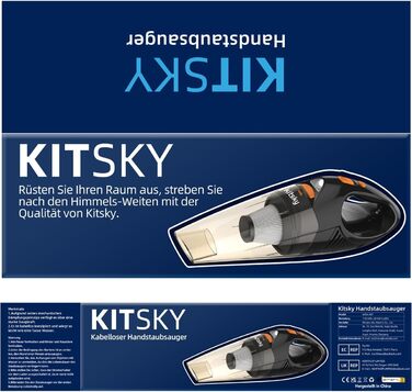 Ручний пилосос акумуляторний, автомобільний, з потужною силою всмоктування, міні-пилосос, для диванів, матраців та вікон, 12000PA,