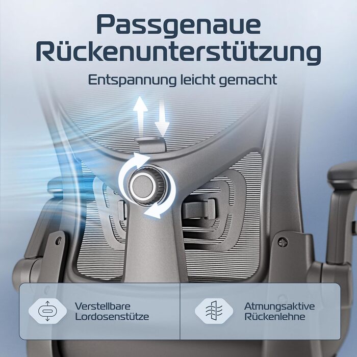 Ергономічне офісне крісло SmartSeat ПЕРЕМОЖЕЦЬ ТЕСТУ Офісне крісло зі 100 індивідуальним регулюванням Офісне крісло та ігрове крісло Комп&39ютерне крісло Ергономічне офісне крісло Обертове крісло 150 кг Smartseat (чорне)