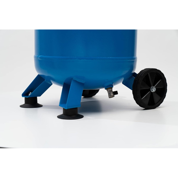 Вертикальний повітряний компресор EASE-AIR 50V, безмасляний повітряний компресор, максимальний тиск 10 бар, потужність 2 к.с., бак