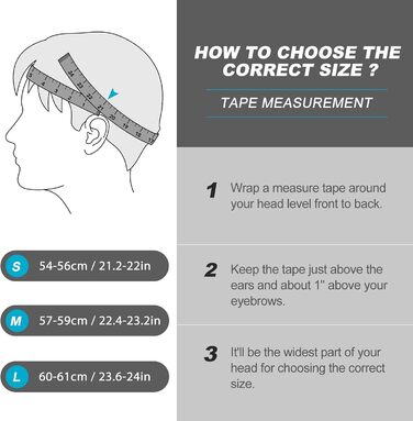 Комплект лижного шолома та окулярів Odoland, шолом для сноуборду та окуляри для сноуборду для жінок, чоловіків та дітей, лижні окуляри із захистом від ультрафіолету 400, стійкі до вітру, окуляри для сноуборду для катання на лижах та альпінізму, розмір L (