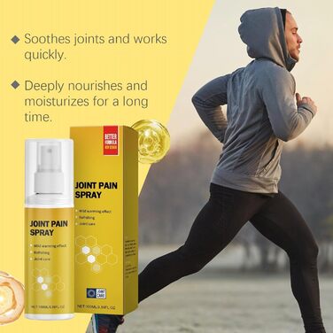 Спрей для загоєння суглобів з бджолиною отрутою, спрей для загоєння суглобів з бджолиною отрутою, спрей для загоєння суглобів з бджолиною отрутою для спини, шиї, колін, рук (3)