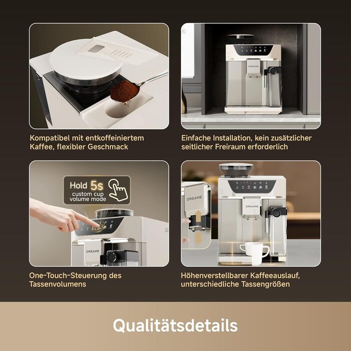 Кавомашина Dreame Ecceluxe Master з функцією Cold Brew одним натисканням
