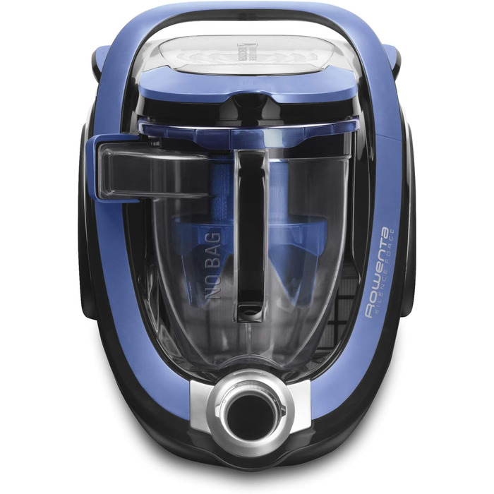 Безмішковий пилосос 550 Вт об'єм пилу 2,5 л низький рівень шуму компактний розмір вкл. аксесуари синій 33, 3 x 30 x 43, 5 см парке