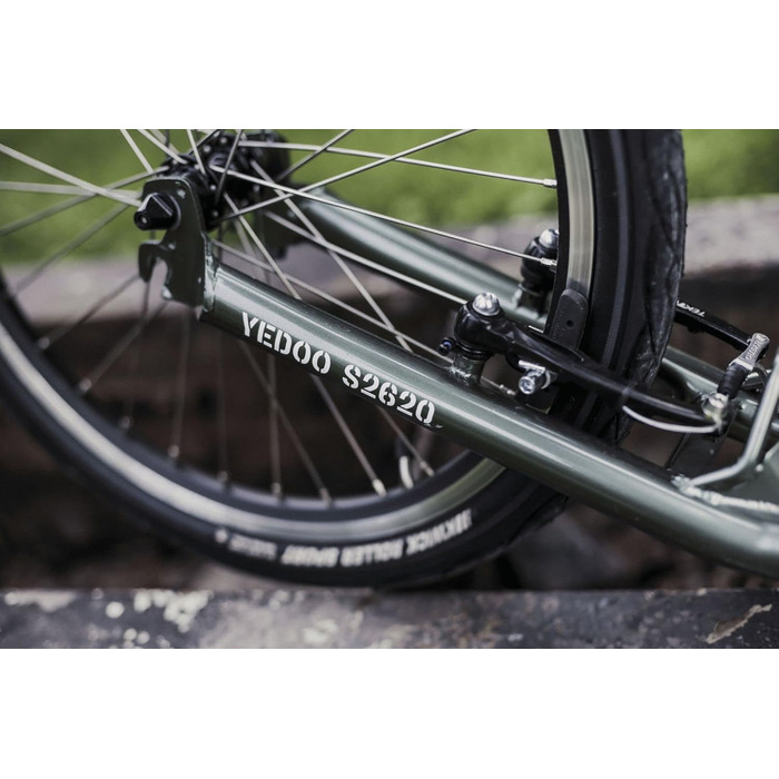 Самокат Yedoo S2620 - до 130 кг, самокат з пневматичними шинами 26/20 - самокат для дорослих, самокат для собак silvergold