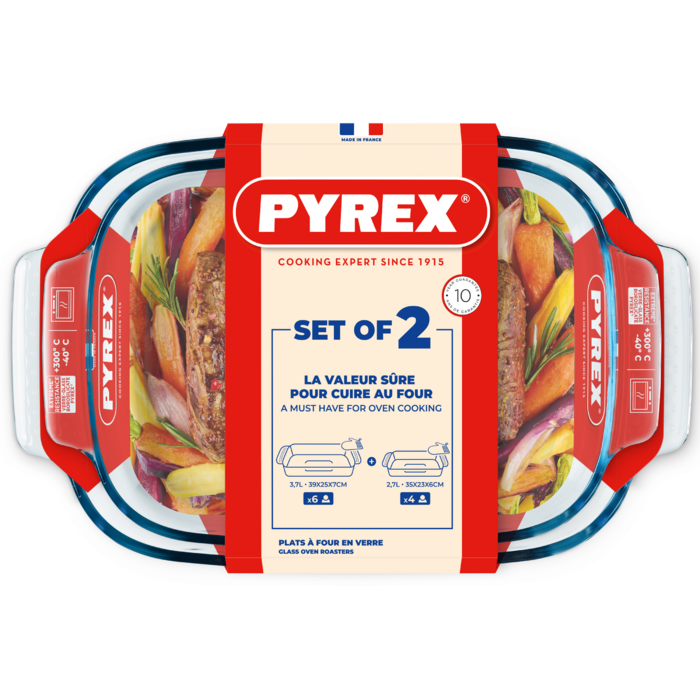 Набір форм для запікання Pyrex Classic, 2 предмети (7054302)