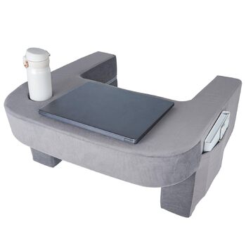 Стабільна ігрова подушка для колін, гра сидячи в ліжку, м&39яка подушка для колін для дорослих, зручна подушка для відпочинку, подушка для читання, сірий колір