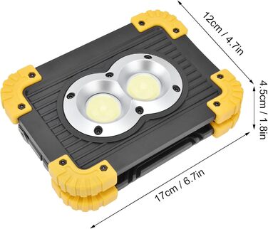 Міні-ліхтар для кемпінгу, портативний, багатофункціональний, аварійний COB, акумуляторний, прожектор для вулиці