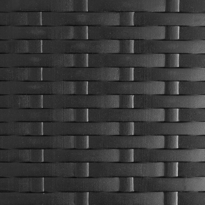 Комплект садових меблів tectake з 3 предметів, складаний кемпінговий стіл з 2 пивними лавками, балконні меблі, комплект садових або патіо столів, комплект пивного намету, з ручками для перенесення, довжина 180 см (чорний) Чорний (імітація ротанга)