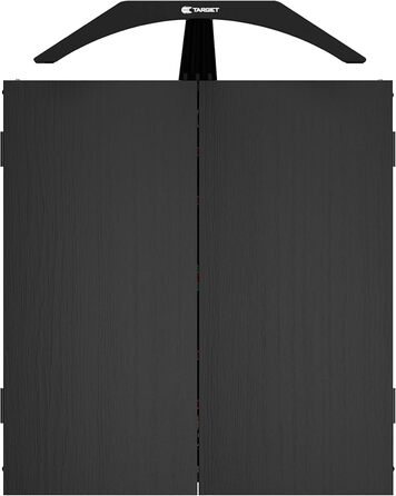 Система освітлення дротиків Target Darts Arc, комплект для домашньої шафи, включаючи мішень для дротиків World Champion та 2 набори дротиків, чорний колір, стандартний розмір