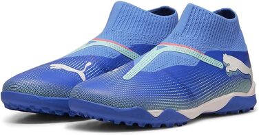 Футбольні бутси Puma Unisex Future 7 Match Ll TtSoccer 43 EU Bluemazing Puma White Electric Peppermint