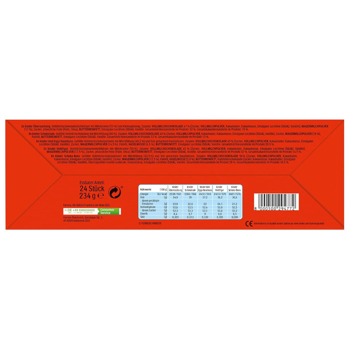 Адвент-календар Kinder Mix 3D House, 234 г