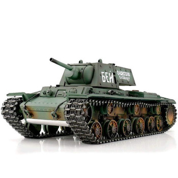 Радіокерований танк KV-1 1/16 з металевими гусеницями, BBIR, 2.4GHz, Heng Long Torro Edition