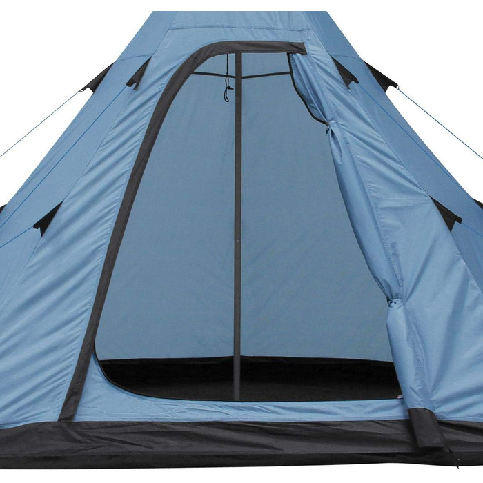Намет Lido 290 3-місний вігвам-намет Підлога каструля УФ 50 Захист від комах Екран Висота Водонепроникний 5000 мм Синій сірий