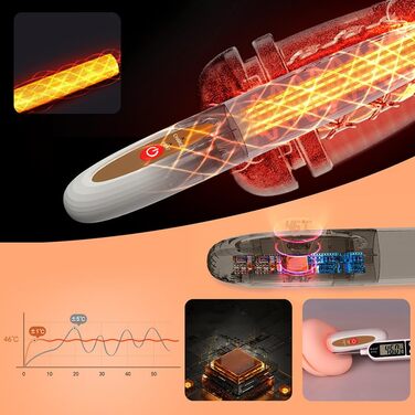 Нагрівальний стрижень для секс-іграшок Roluck, USB-нагрівач, нагрівач для мастурбатора з постійною температурою 46 градусів, нагрівальний стрижень бездротової палички для плоті, гаджети для попереднього нагрівання секс-іграшок