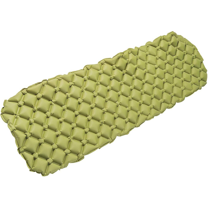 Надувний матрац Semptec Urban Survival Technology для кемпінгу надлегкий надувний матрац для вулиці з мішком, швидке надування, зелений (килимок для сну, кемпінговий килимок, надувний пляжний килимок)