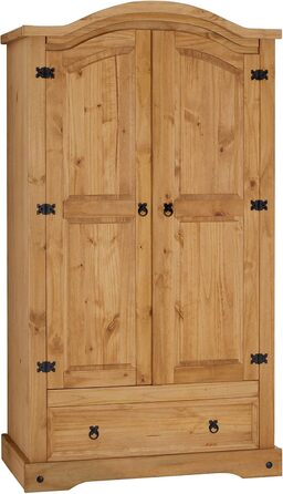 Шафа Сальса, мексиканський стиль, масив сосни, тонована/вощена, 2 дверцята та 1 шухляда