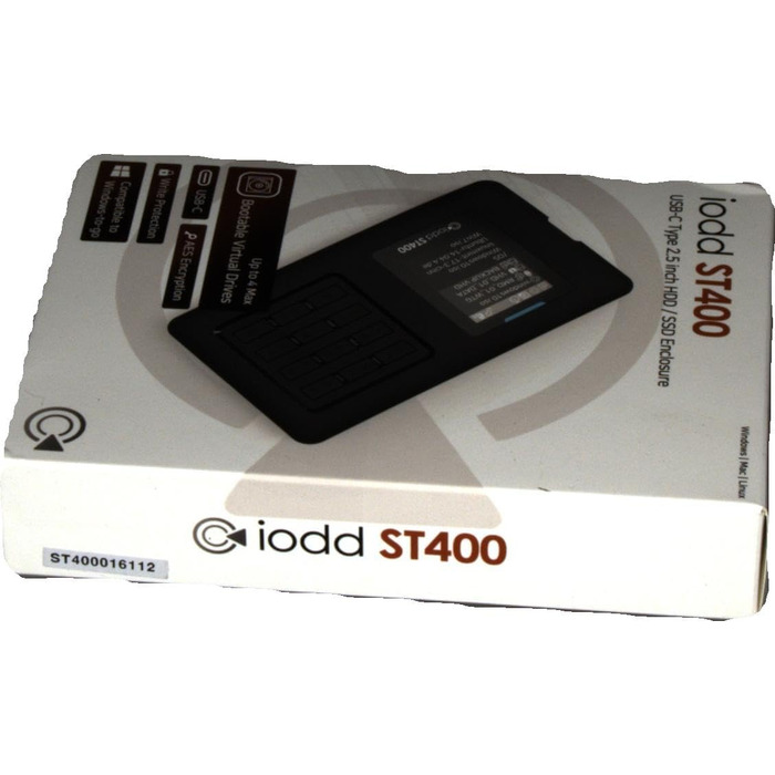 Віртуальний диск 2,5-дюймовий корпус (IODD ST400(USB-C,NextGen)), 2541/ST400