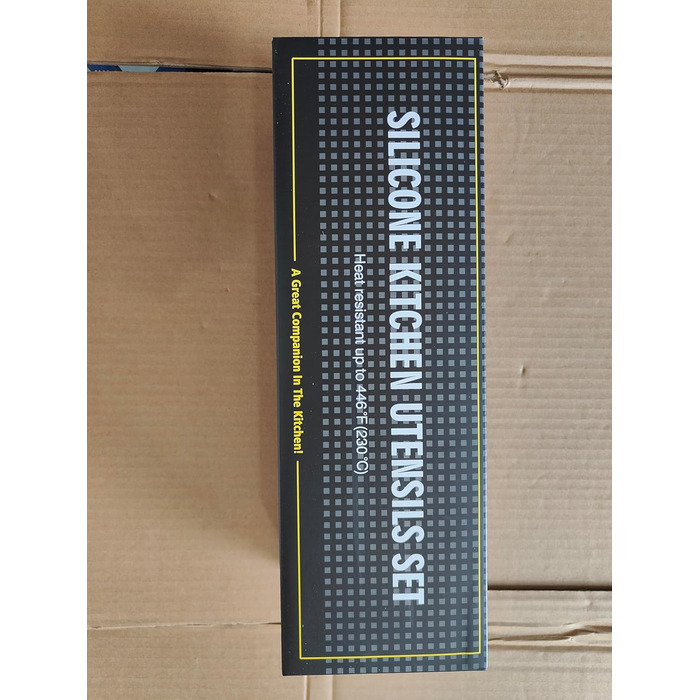 Набір кухонного посуду 15 шт., Силіконовий набір кухонних гаджетів із тримачем для посуду, Набір термостійкого кухонного посуду, М